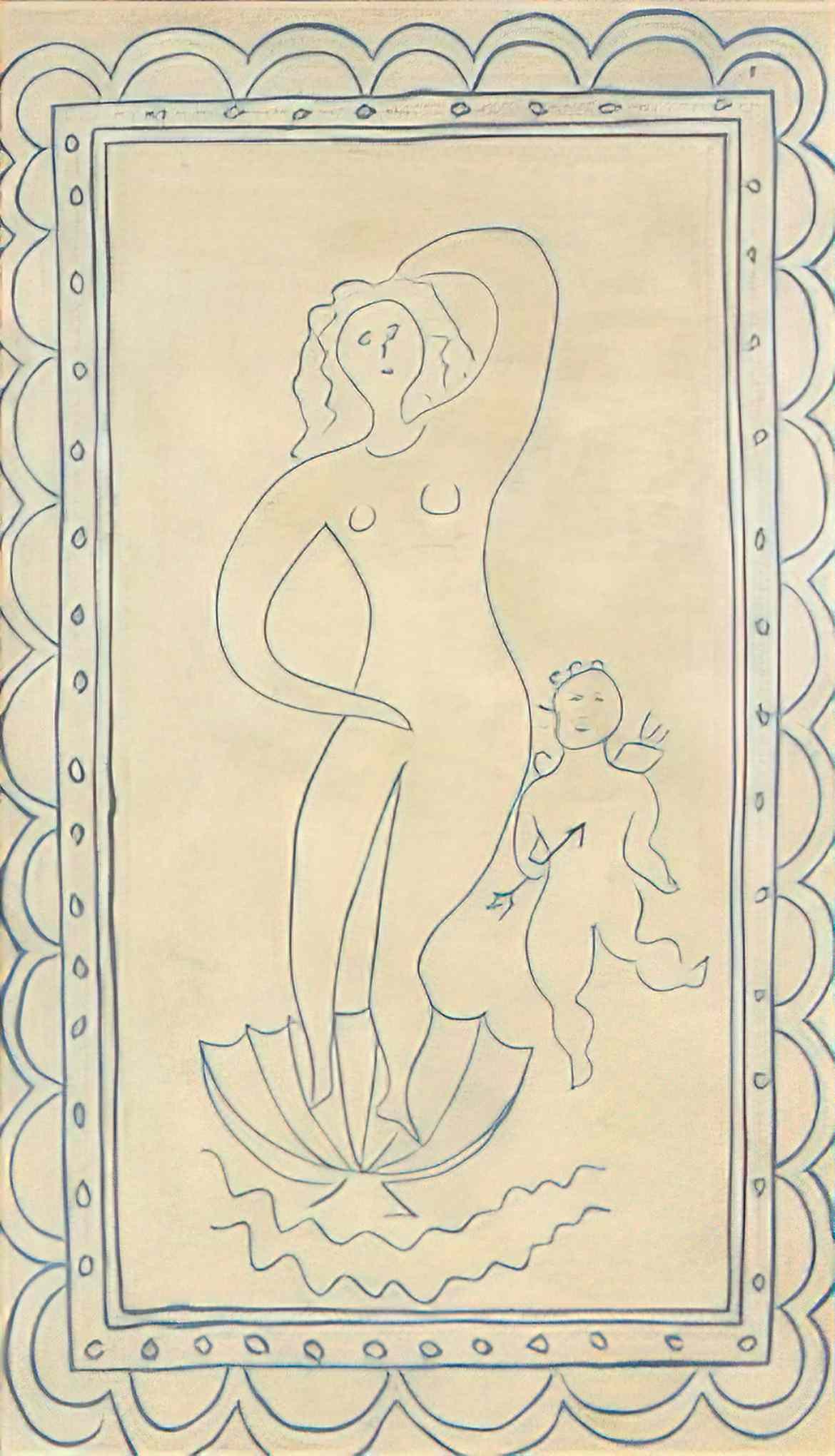 Pablo Picasso vénus et amour Art A4 Photo Print
