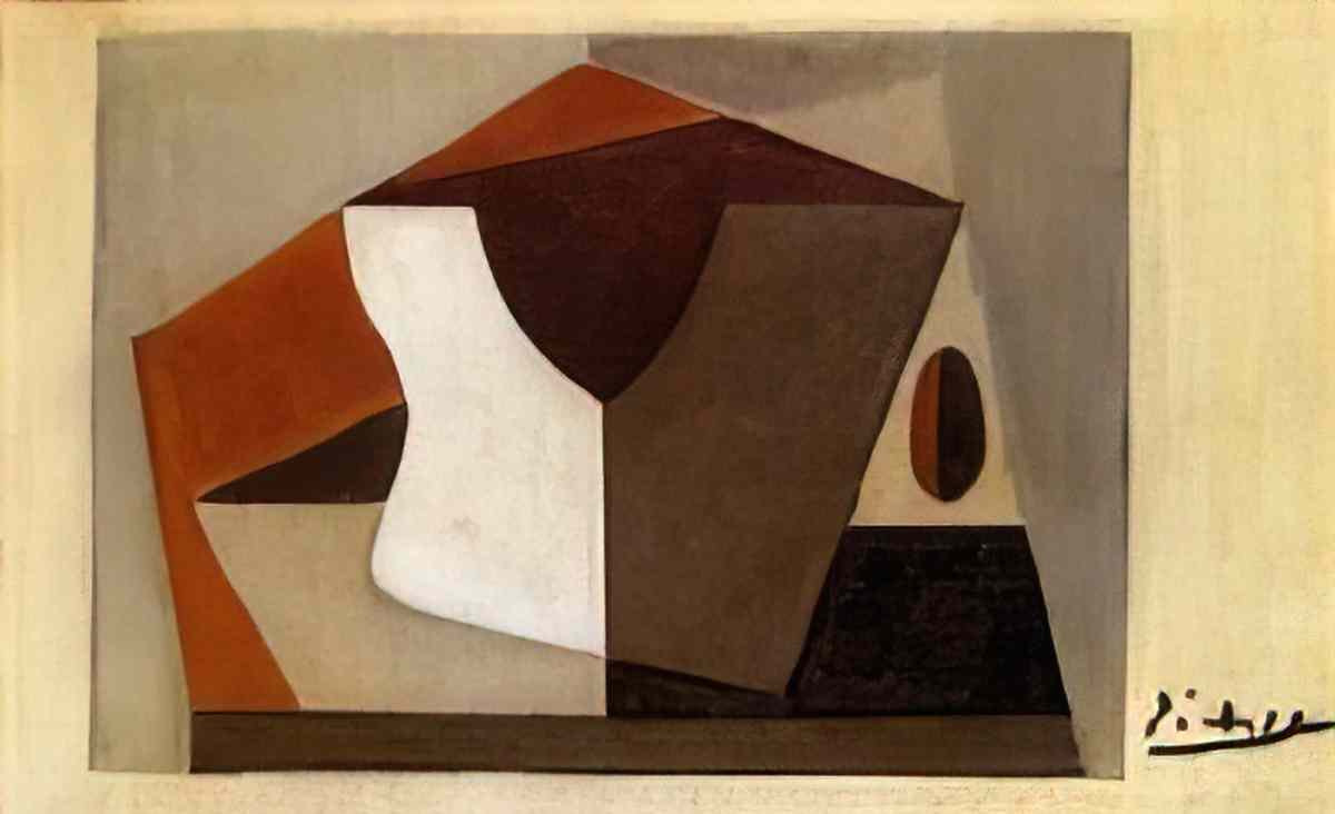 Pablo Picasso verre et palette Art A4 Photo Print