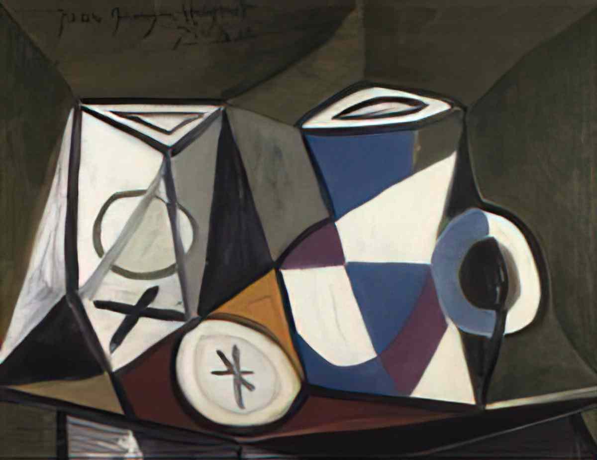 Pablo Picasso verre et pichet Art A4 Photo Print