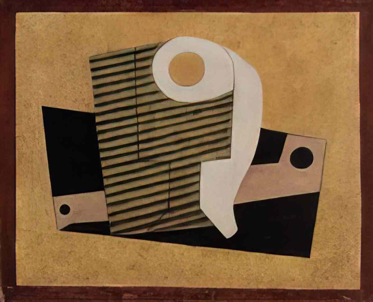 Pablo Picasso verre et pipe (1) Art A4 Photo Print
