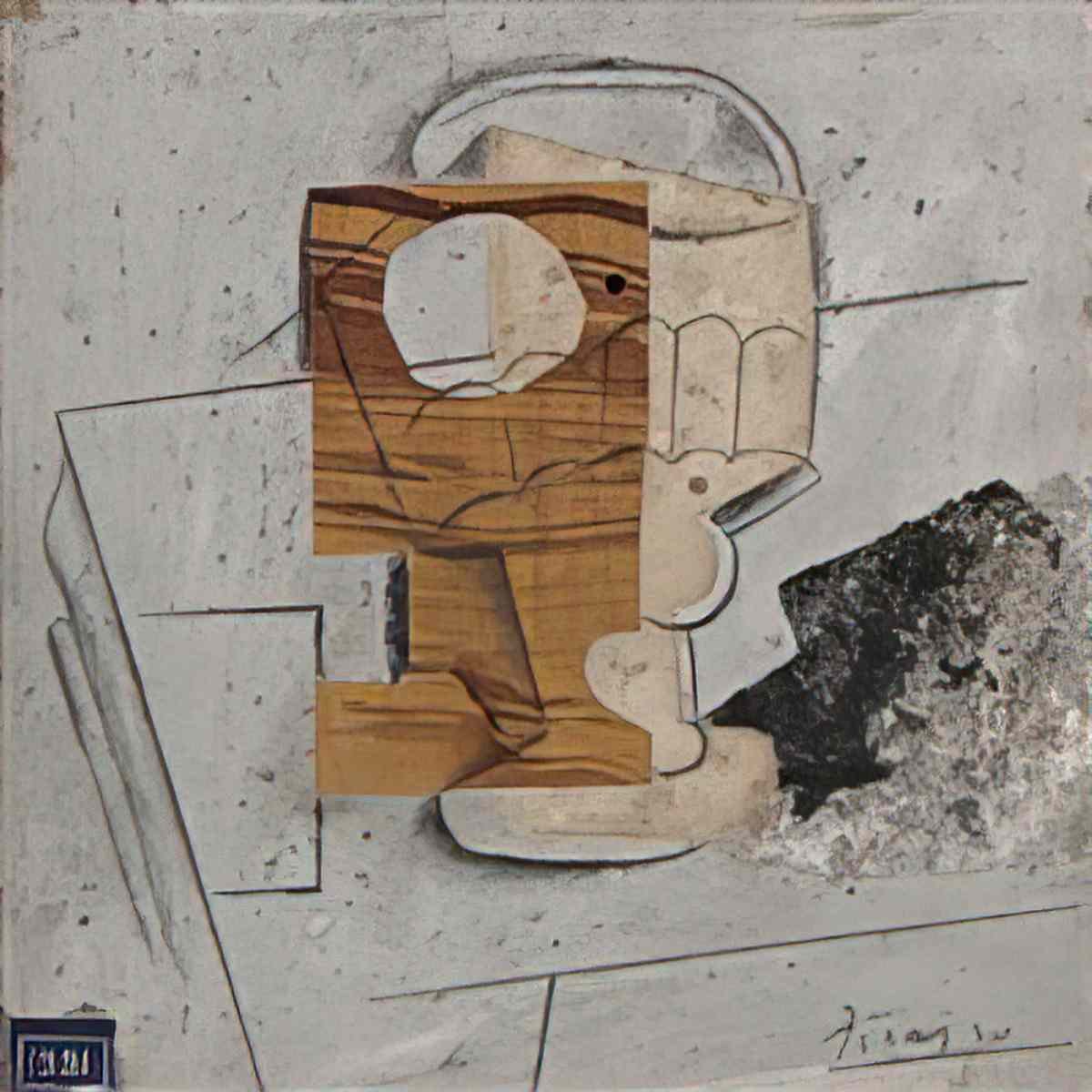 Pablo Picasso verre sur une table Art A4 Photo Print