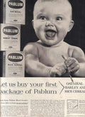 Pabulum Cereal Baby Vintage Retro Advert Ads A4 Photo Print