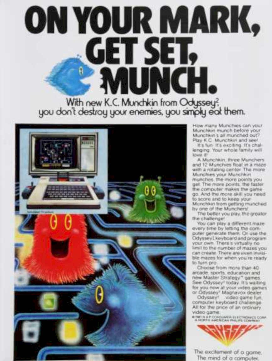 Pac Man Odyssey Vintage Retro Advert Ads A4 Photo Print