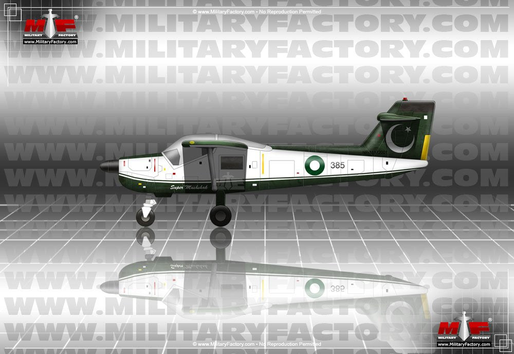 Pac Mfi395 Super Mushshak Basic Trainer Aircraft Pakistan A4 Photo Print