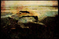 Pacific Coastlines 117063 Black Sand Beach, Cliffs, King Range, CA A4 Limited Edition Watercolour Print
