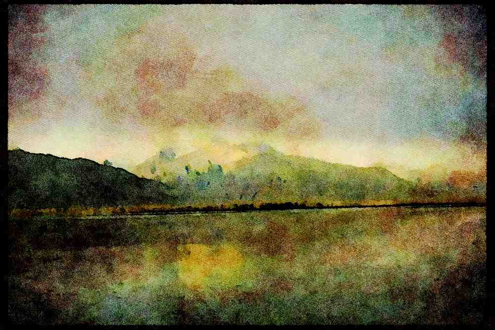 Pacific Coastlines 117078 Lynn Canal, Southeast Alaska A4 Limited Edition Watercolour Print