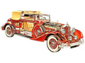 Packard Twelve Convertible Victoria 1934 cutaway A4 Photo Print