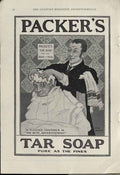 Packers Tar Soap 1900s barber advert A4 Photo Print