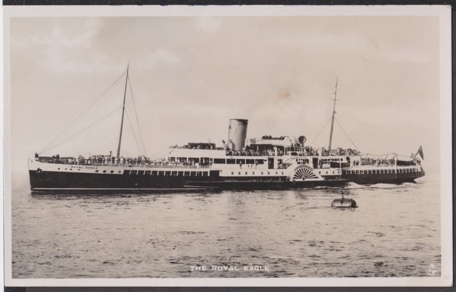 Paddle Steamer The Royal Eagle Vintage A4 Photo Print