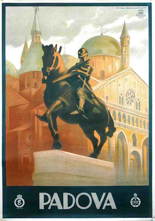 Padova Vintage Advert A4 Photo Print