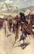Paget Walter 1910 Moffat & the Zulus A4 Photo Print