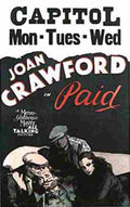 Paid 01  film star poster A4 Photo Print