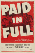 Paid in Full 1950 01  film star poster A4 Photo Print