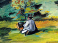 Painter At Work Cezanne A4 Photo Print
