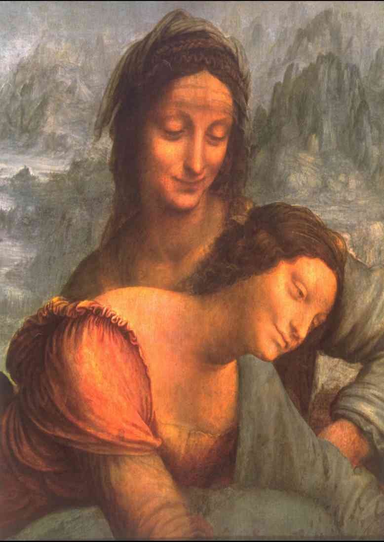 Painting 358091 La Vierge LEnfant Jesus Et Ste Anne Leonardo Da Vinci A4 Photo Print