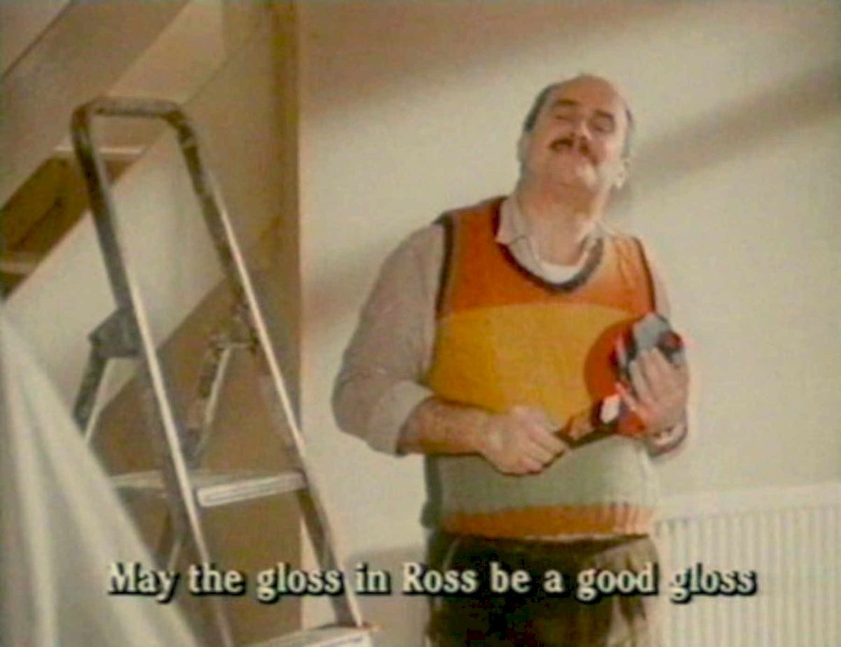 Painting Ladder Ross 1980s Vintage Retro Advert