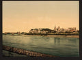 Palace chapel and bridge over the Rhone Avignon Provence Vintage A4 Photo Print