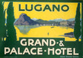 PalaceHotelLugano Vintage Advert A4 Photo Print