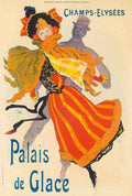 PalaisGlaceCheret Vintage Advert A4 Photo Print