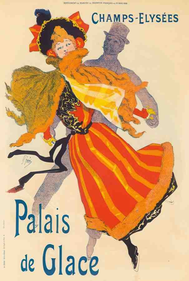 PalaisGlaceCheret Vintage Advert A4 Photo Print