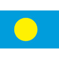 Palau Flag N1839 A4 Photo Print