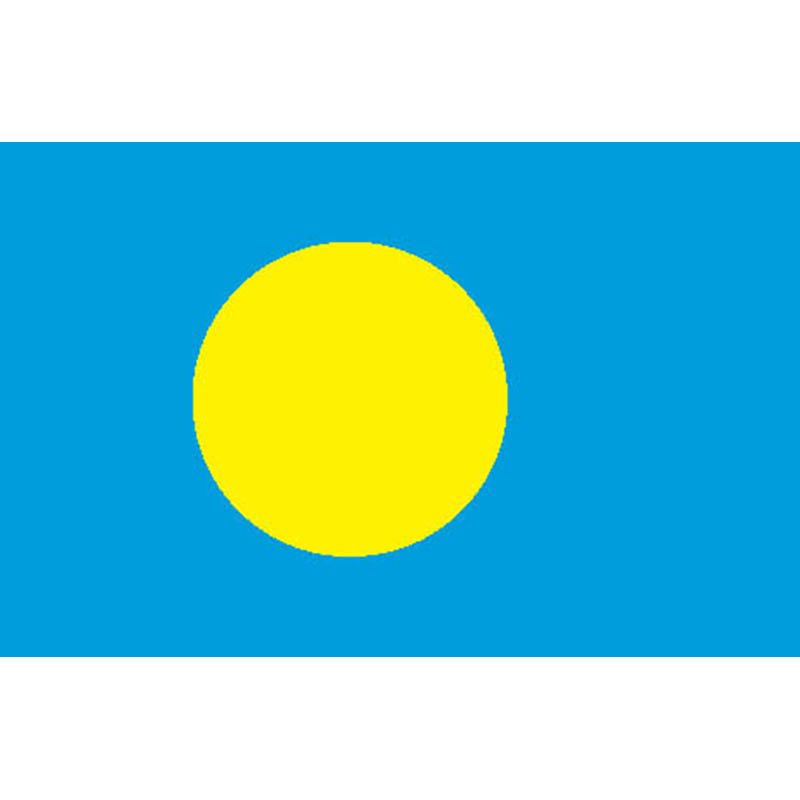 Palau Flag N1839 A4 Photo Print