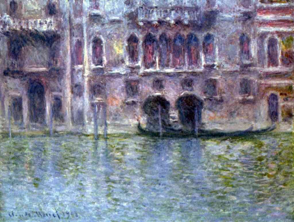 Palazzo Da Mula Venice Monet A4 Photo Print