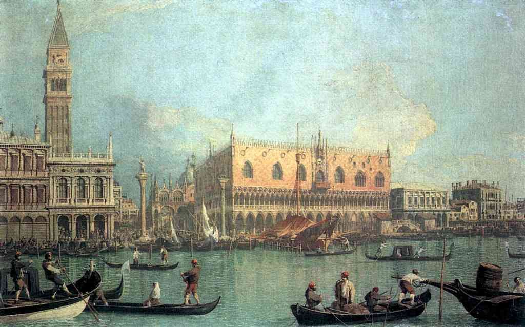Palazzo Ducale Canaletto A4 Photo Print