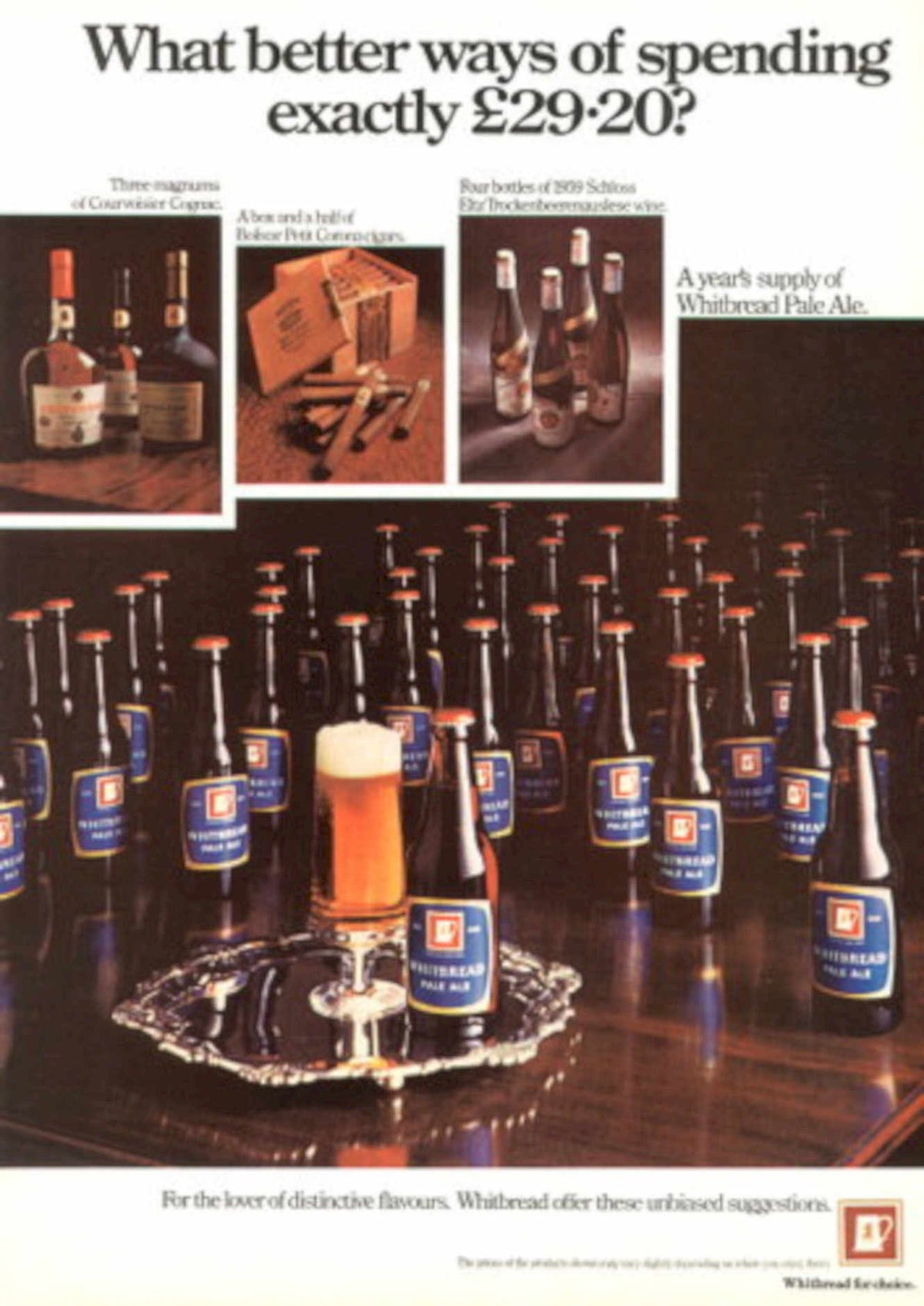 Pale Ale Cognac 1970s Vintage Retro Advert