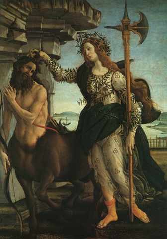 Pallas And The Centaur Eur A4 Photo Print