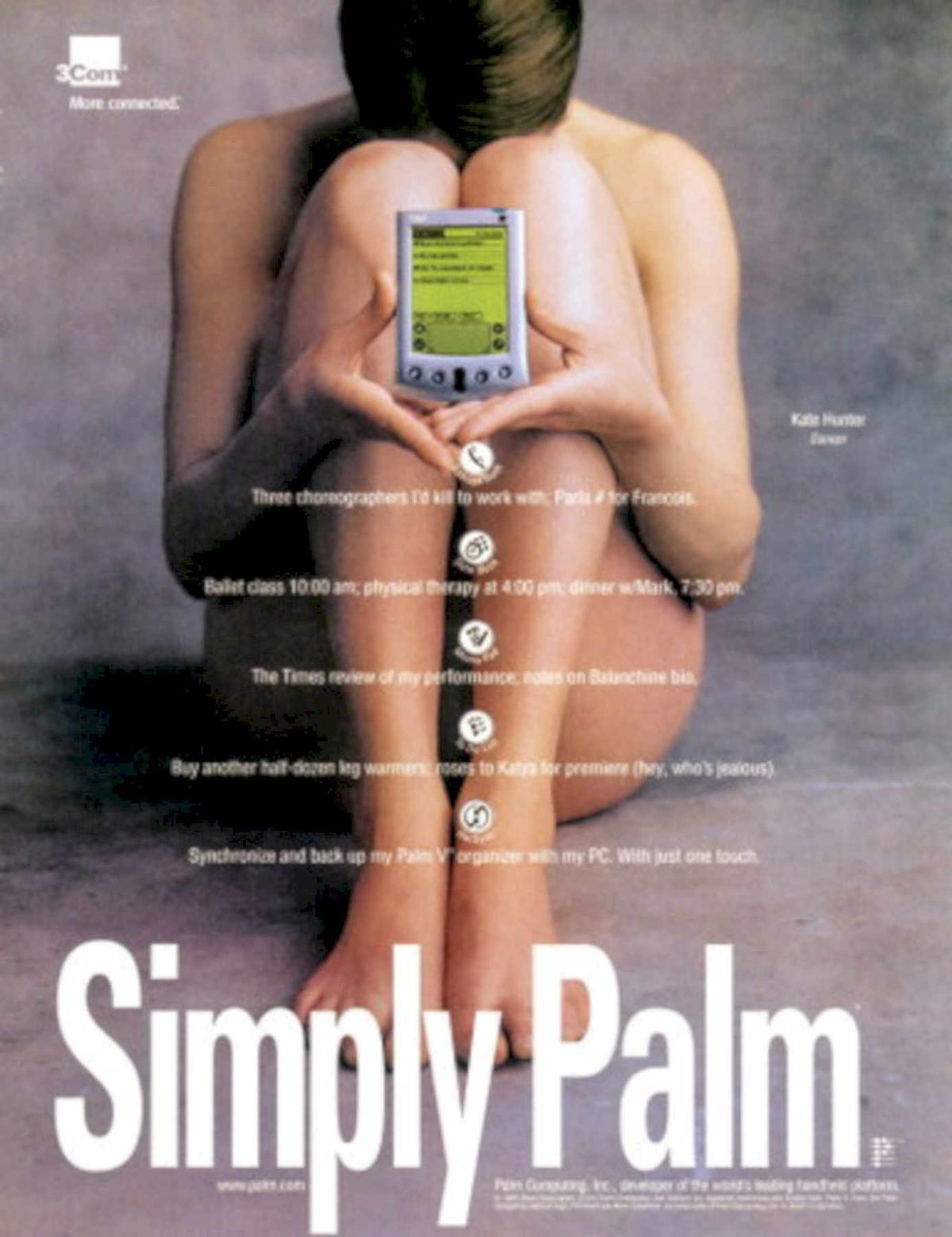 Palm V Organizer 1990s Vintage Retro Advert