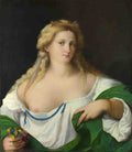 Palma Vecchio A Blonde Woman A4 Photo Print