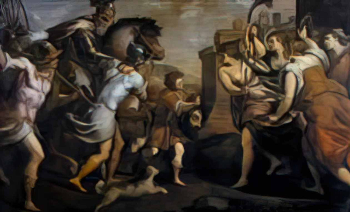 Palma il Giovane david vencedor de goliat de palma el joven museo del Art A4 Photo Print