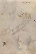 Palma il Giovane figure studies the arrest of christ christ and the c Art A4 Photo Print