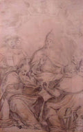 Palma il Giovane jacopo palma san ger nimo y cuatro santos Art A4 Photo Print