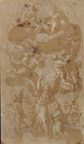 Palma il Giovane palma il giovane anjos e anjo da guarda Art A4 Photo Print