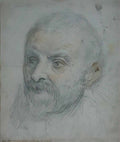 Palma il Giovane palma il giovane selfportrait 1614 Art A4 Photo Print