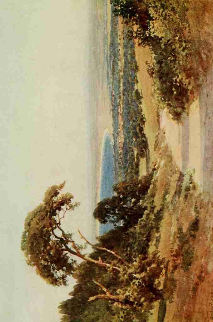 Palmer Harold Sutton 1854 1933 California 1914 Looking down on Monterey and the Bay A4 Photo Print