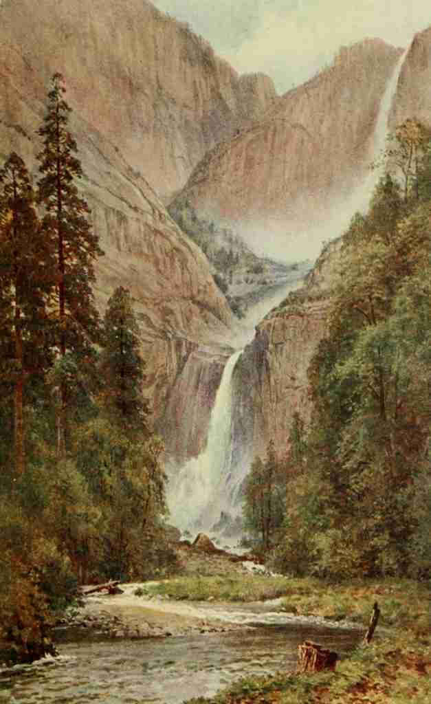 Palmer Harold Sutton 1854 1933 California 1914 Yosemite Falls A4 Photo Print