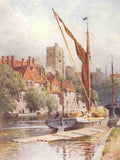Palmer Harold Sutton 1854 1933 Kent 1906 The Medway Maidstone A4 Photo Print