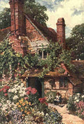 Palmer Harold Sutton 1854 1933 Surrey 1906 A cottage home Compton Surrey A4 Photo Print