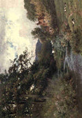 Palmer Harold Sutton 1854 1933 Surrey 1906 A stream near Shalford A4 Photo Print