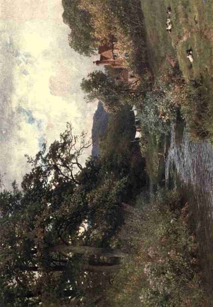 Palmer Harold Sutton 1854 1933 Surrey 1906 A stream near Shalford A4 Photo Print