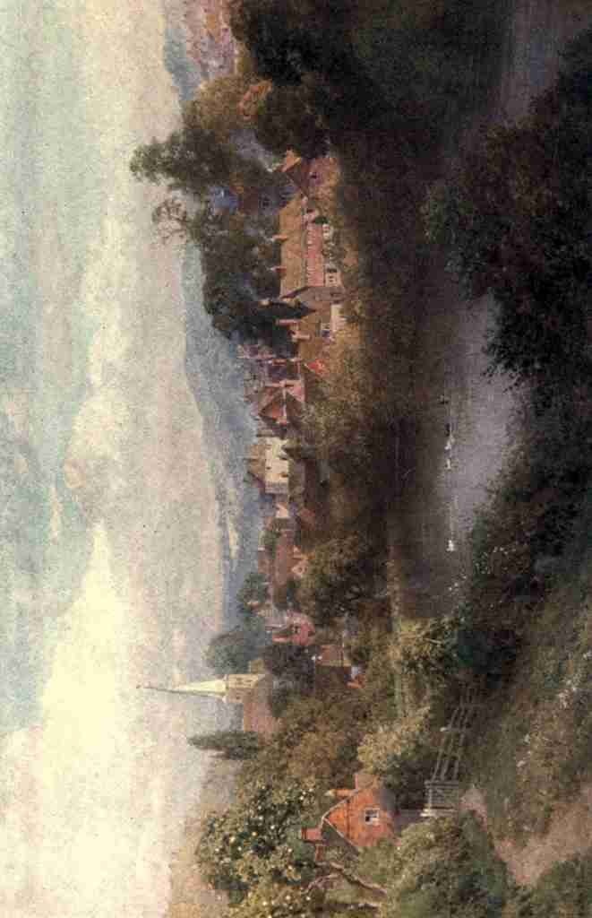 Palmer Harold Sutton 1854 1933 Surrey 1906 Godalming a bit of the old town A4 Photo Print