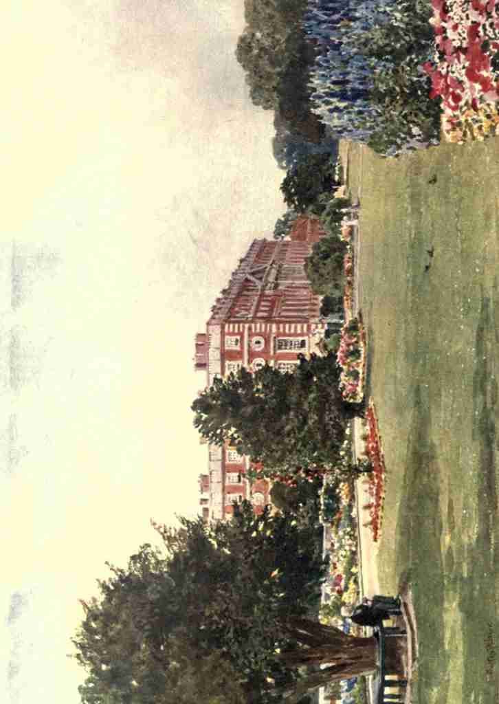 Palmer Harold Sutton 1854 1933 Surrey 1906 Hampton Court Vintage A4 Photo Print