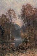 Palmer Harold Sutton 1854 1933 Surrey 1906 The Autumn Moon Vintage A4 Photo Print