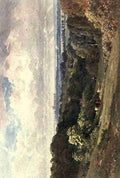 Palmer Harold Sutton 1854 1933 Surrey 1906 Windsor Castle from Coopers Hill near Egham Vintage A4 Photo Print