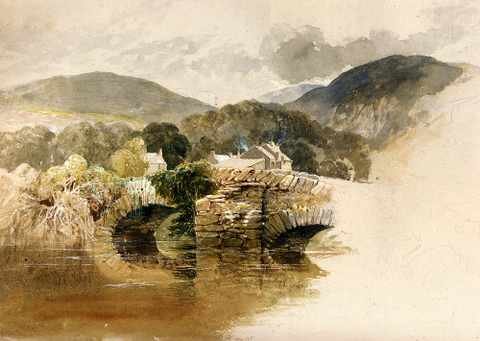 Palmer Samuel Beddgelert Bridge North Wales A4 Photo Print