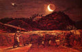 Palmer Samuel Cornfield By Moonlight A4 Photo Print