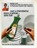 Palmolive Liquid Dish 1970s Vintage Retro Advert